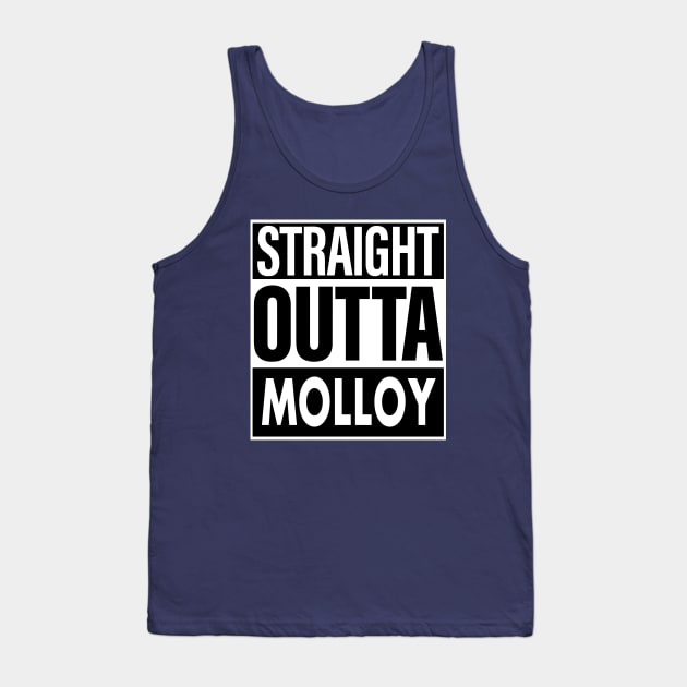 Molloy Name Straight Outta Molloy Tank Top by ThanhNga